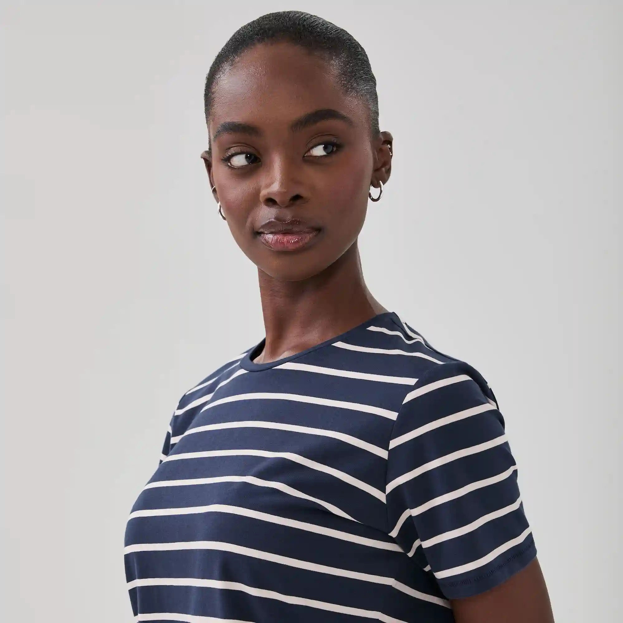 Crewneck Striped T-Shirt