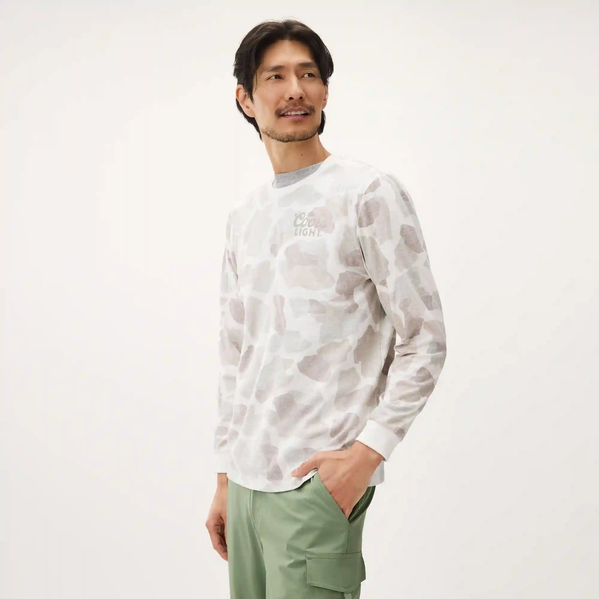 Men's Coors Light Printed Long Sleeve Top