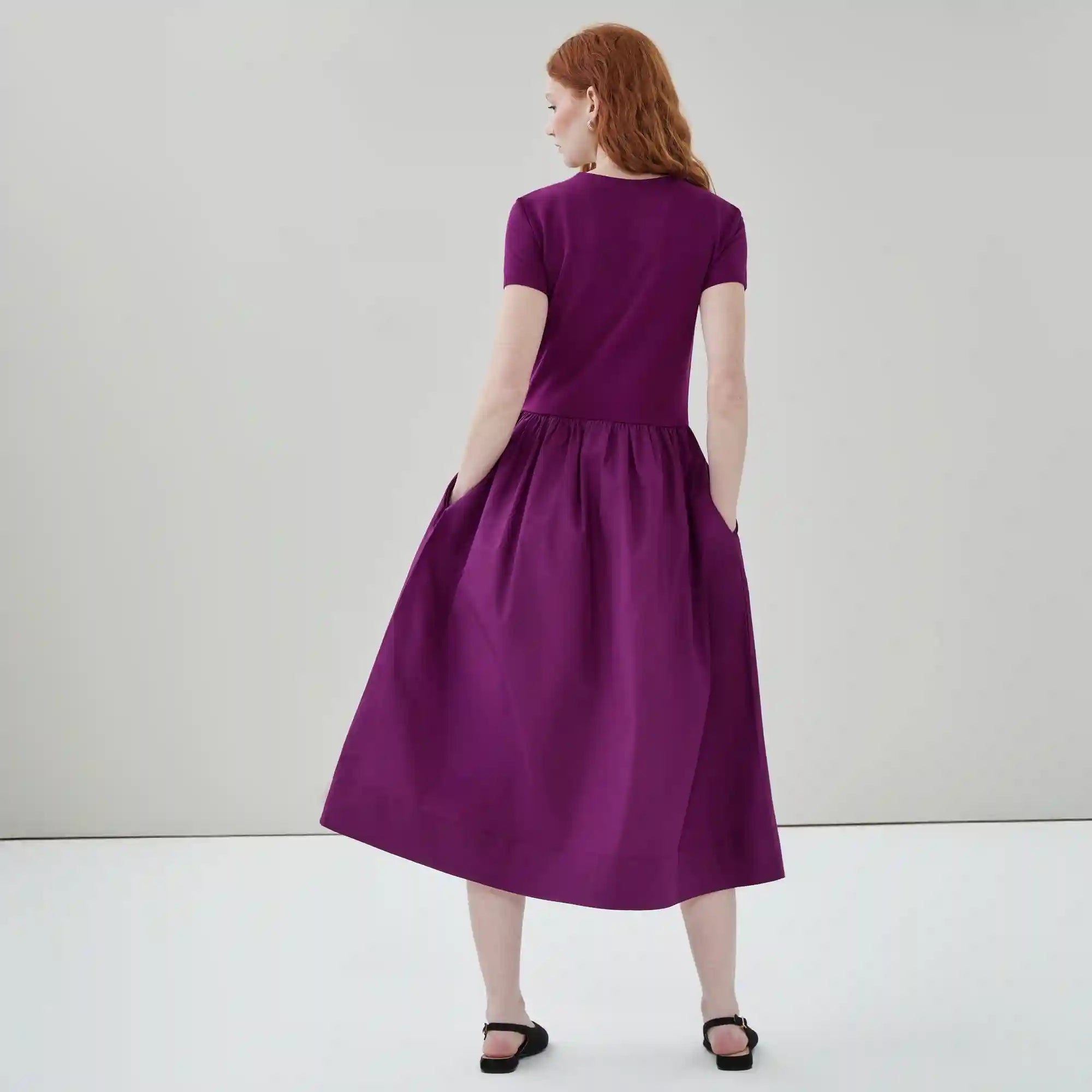 Flared Midi Dress