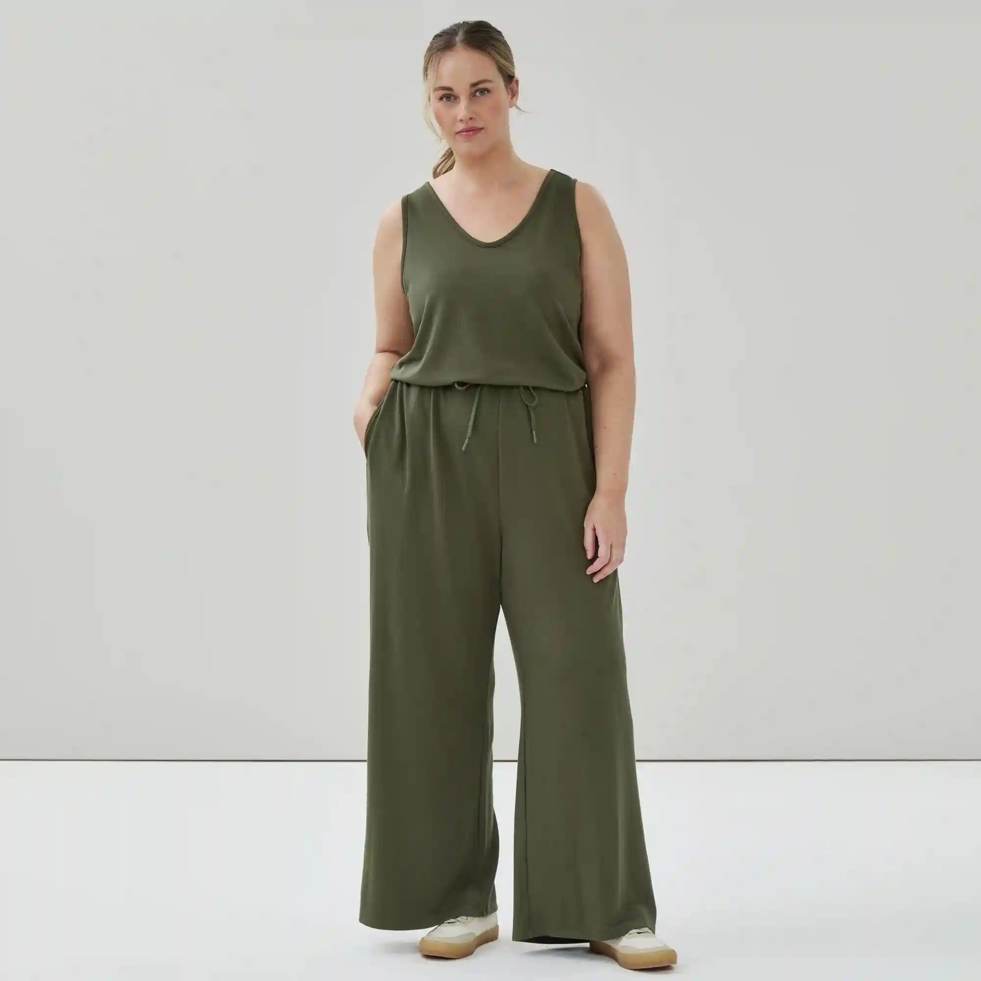 Women+ Active Micro French Terry Jumpsuit