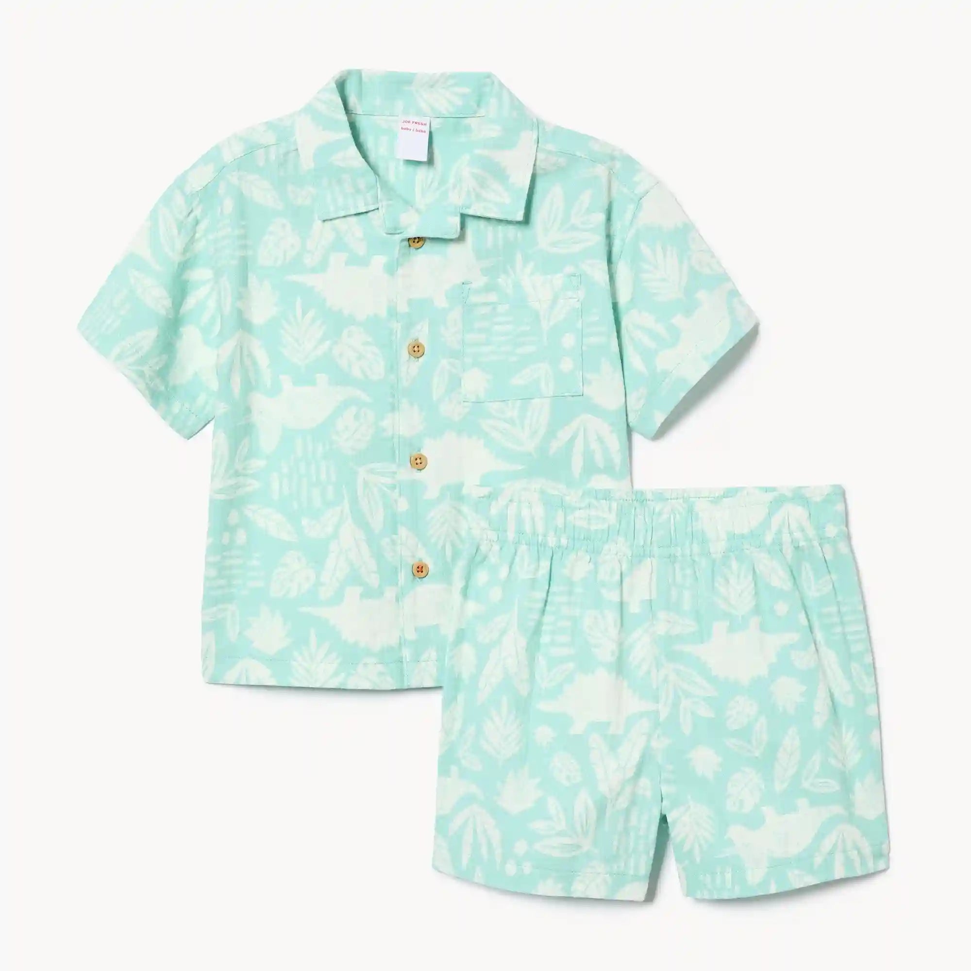 Baby Boys' Printed Shirt Set