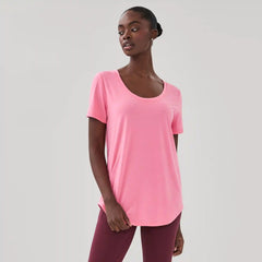 Active Scoop Neck T-Shirt