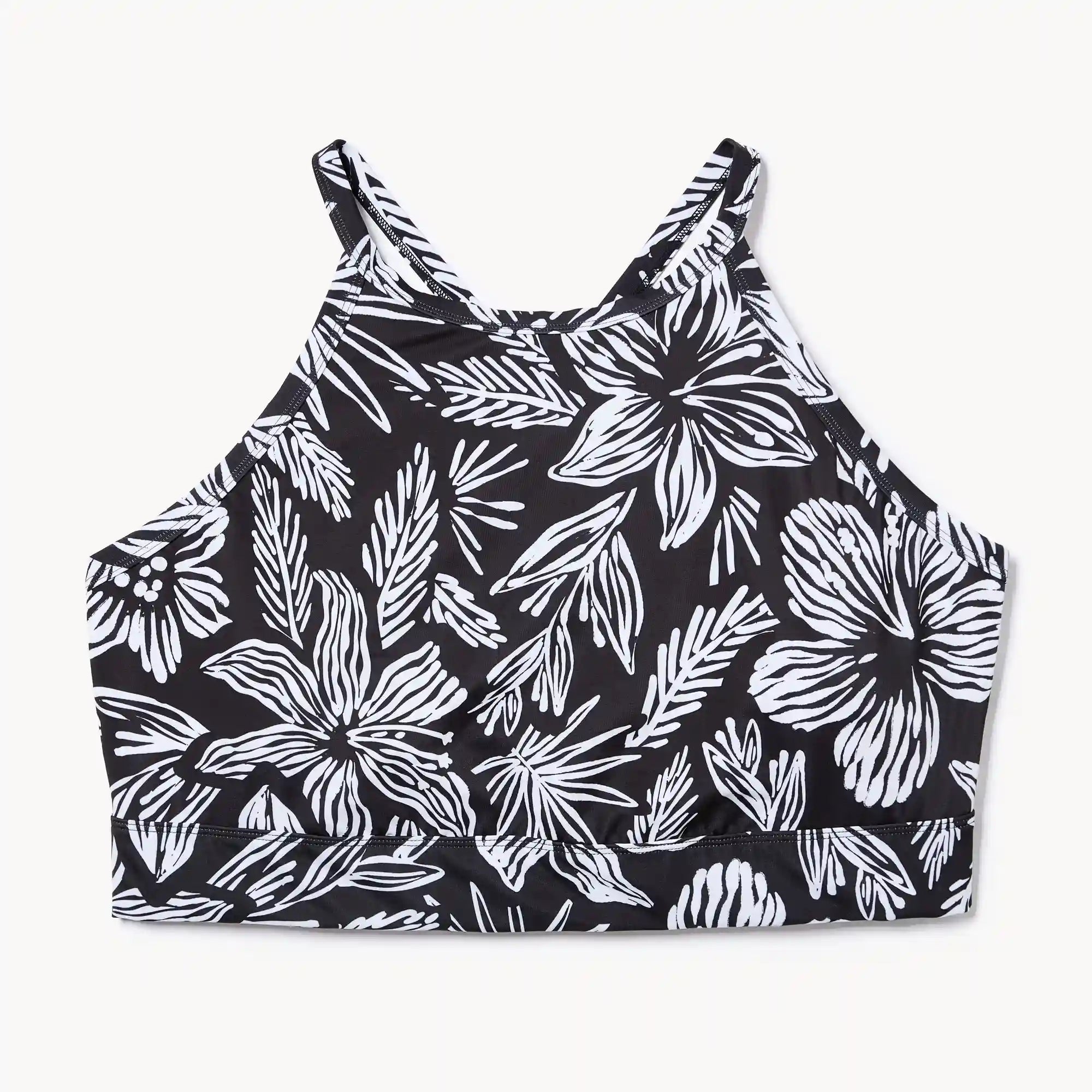 Women+ Printed High Neck Bikini Top