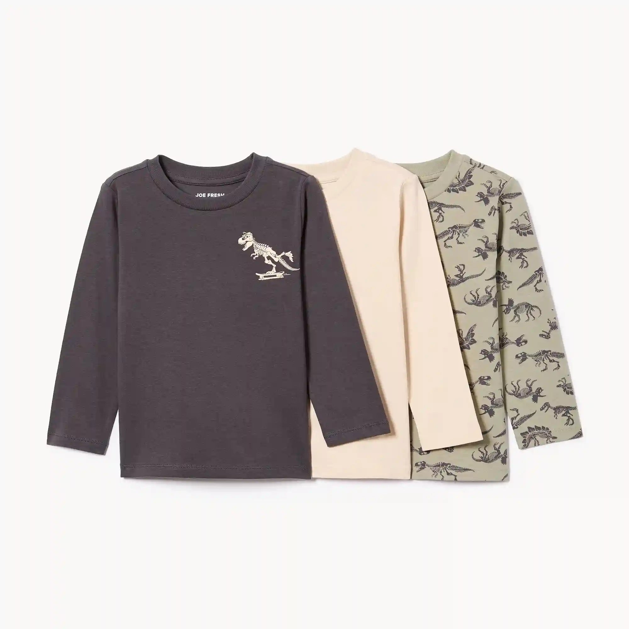 Toddler 3-Pack Long Sleeve T-Shirt