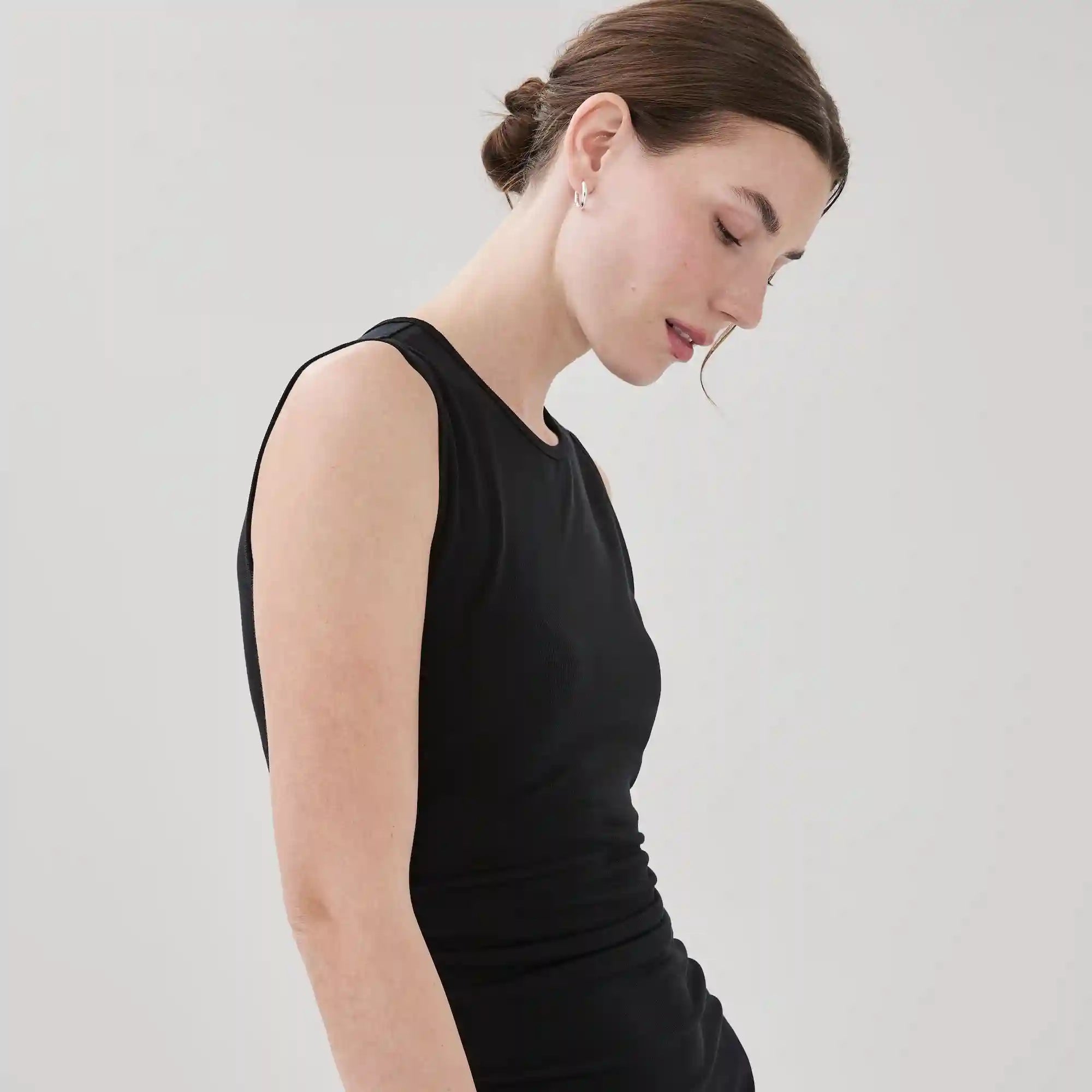 Active Side Ruched Midi Dress