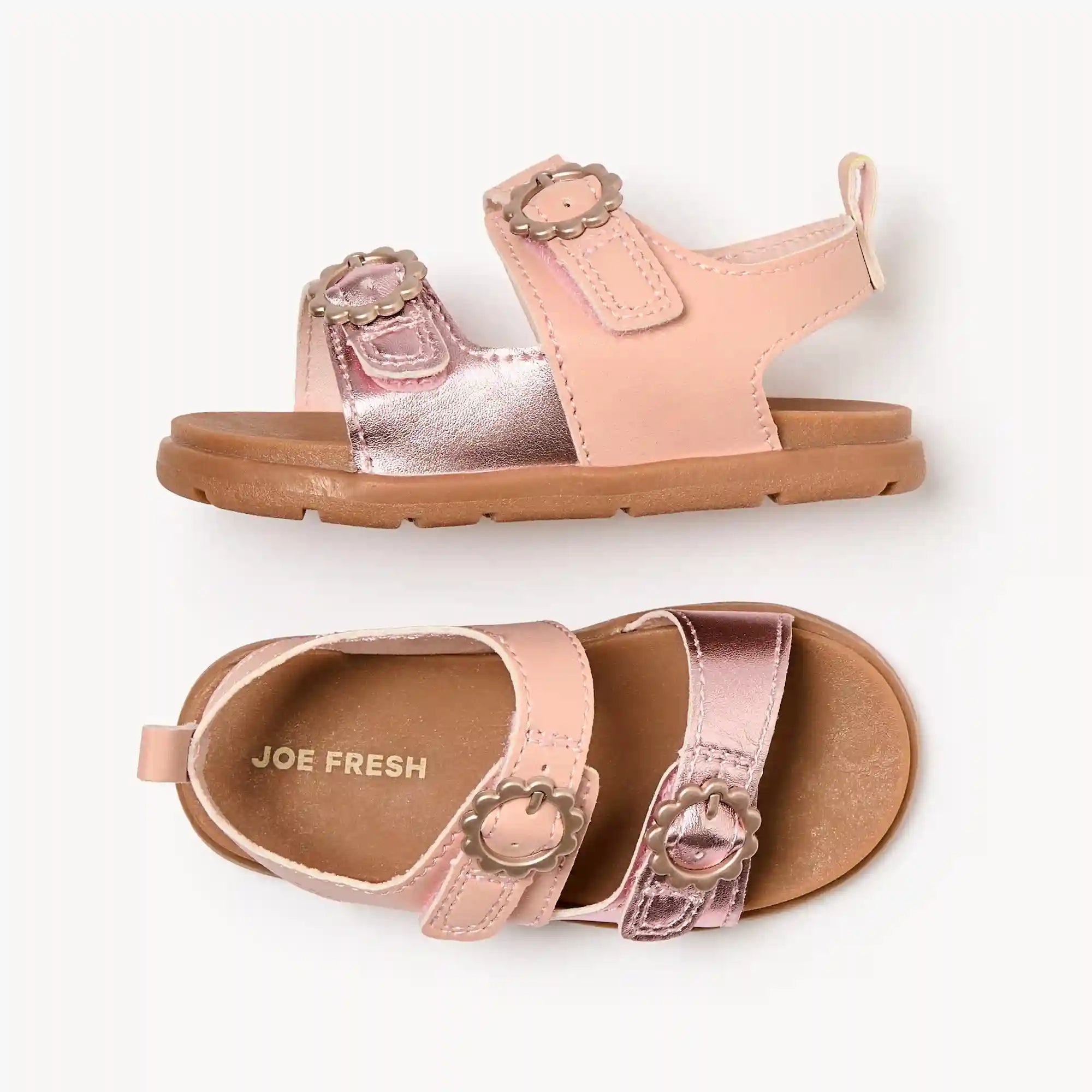 Baby Girls' Double Buckle Sandals