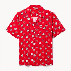 Adult Coca-Cola Button-Up Shirt