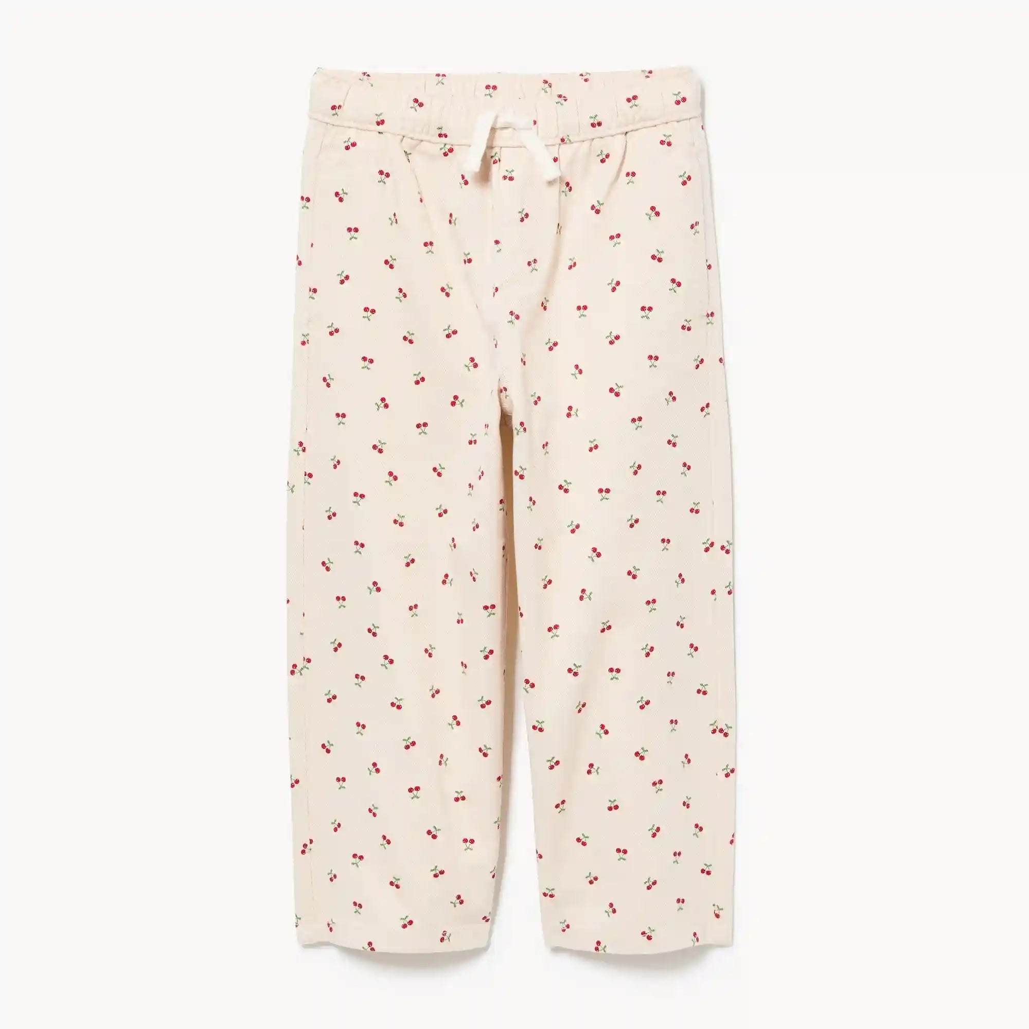 Toddler Girls' Printed Wide Leg Jean