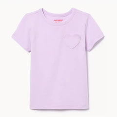 Toddler Girls' Heart Pocket T-Shirt
