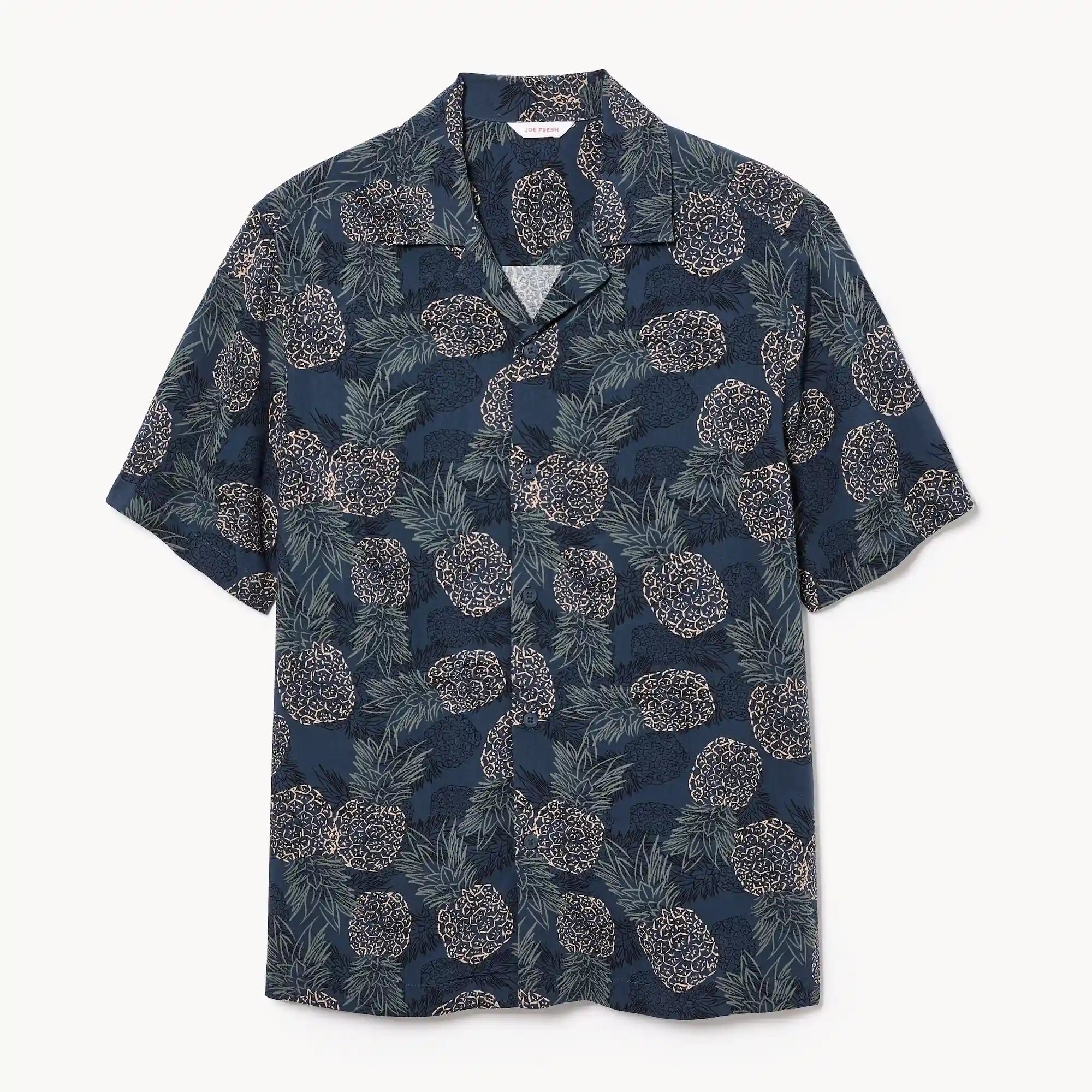 Men's Printed Button-Up Shirt