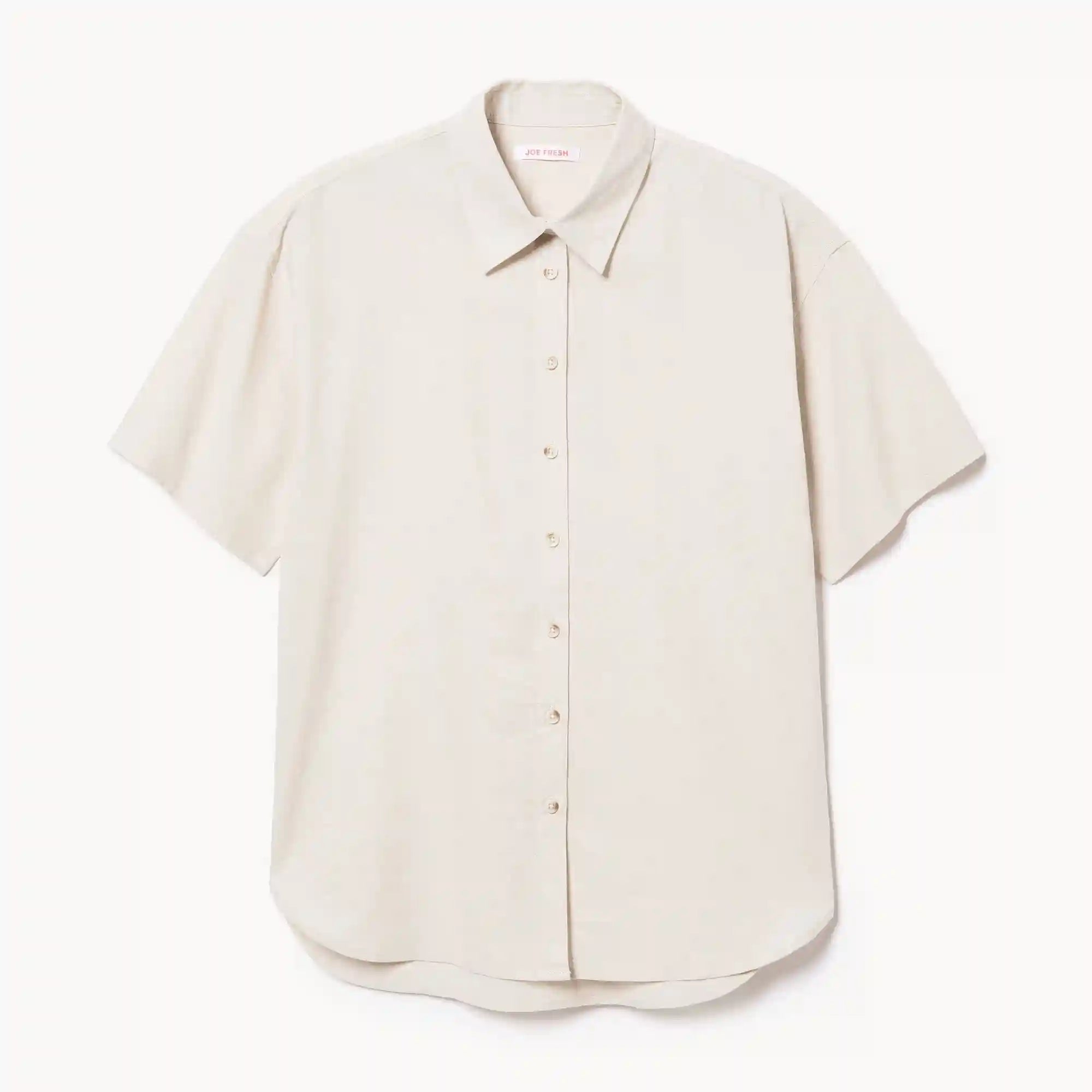 Linen Cotton Camp Shirt