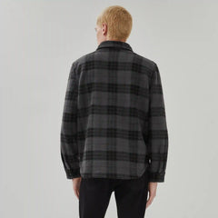 Men's Woven Melton Shacket