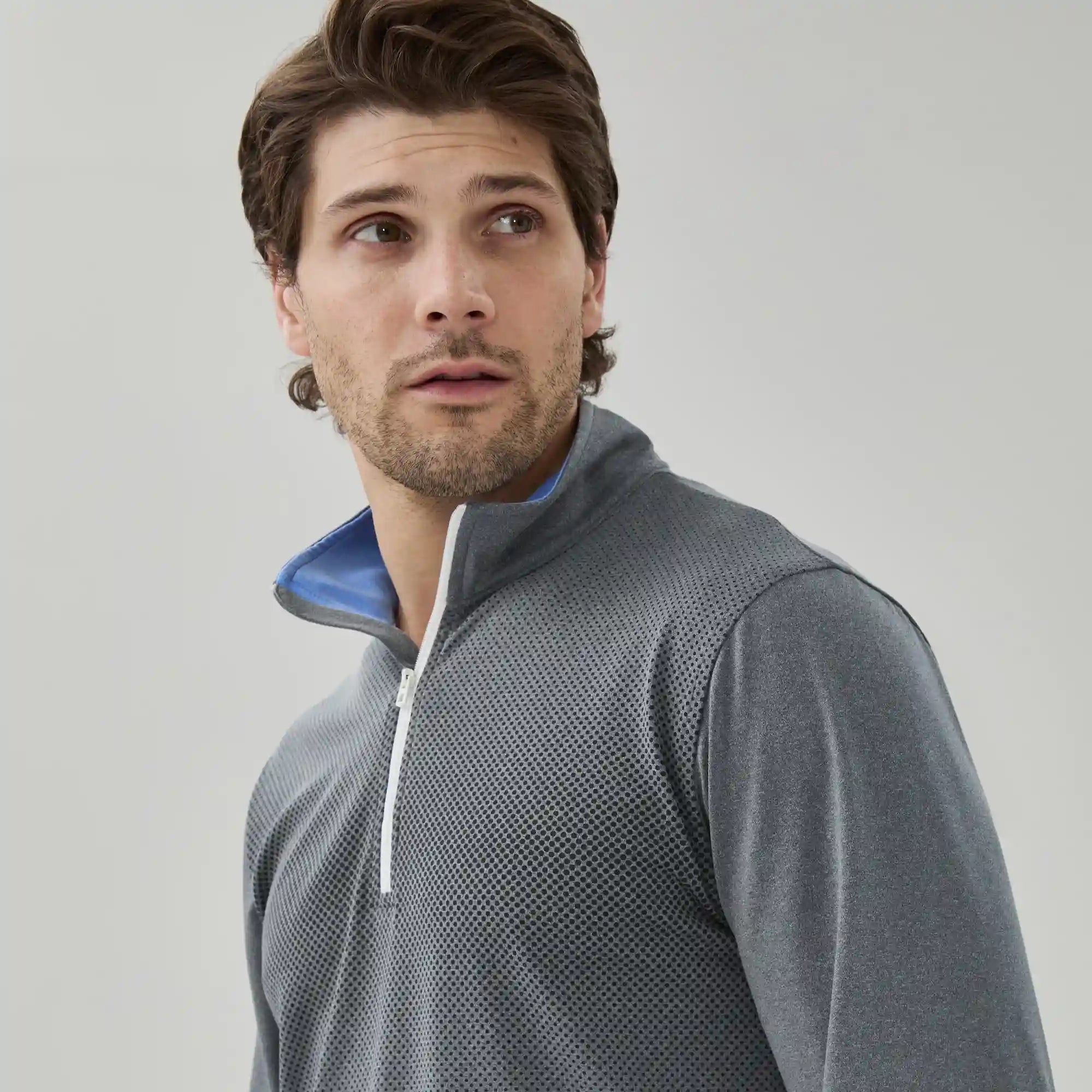 Men's Active Quarter-Zip Sweater