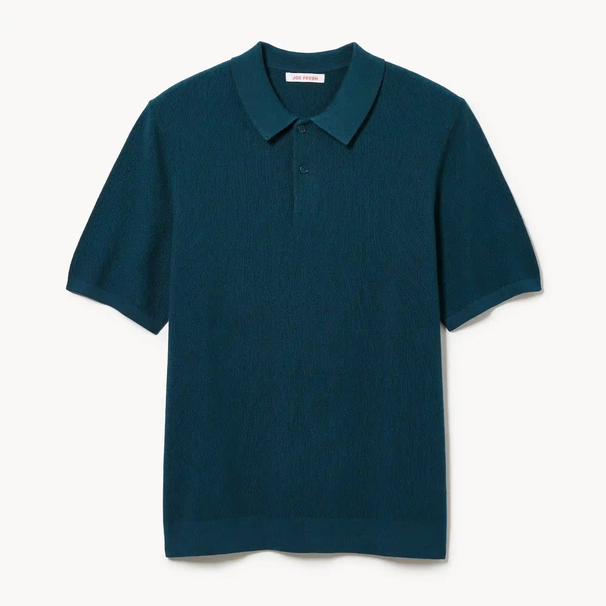Men's Short Sleeve Polo Sweater