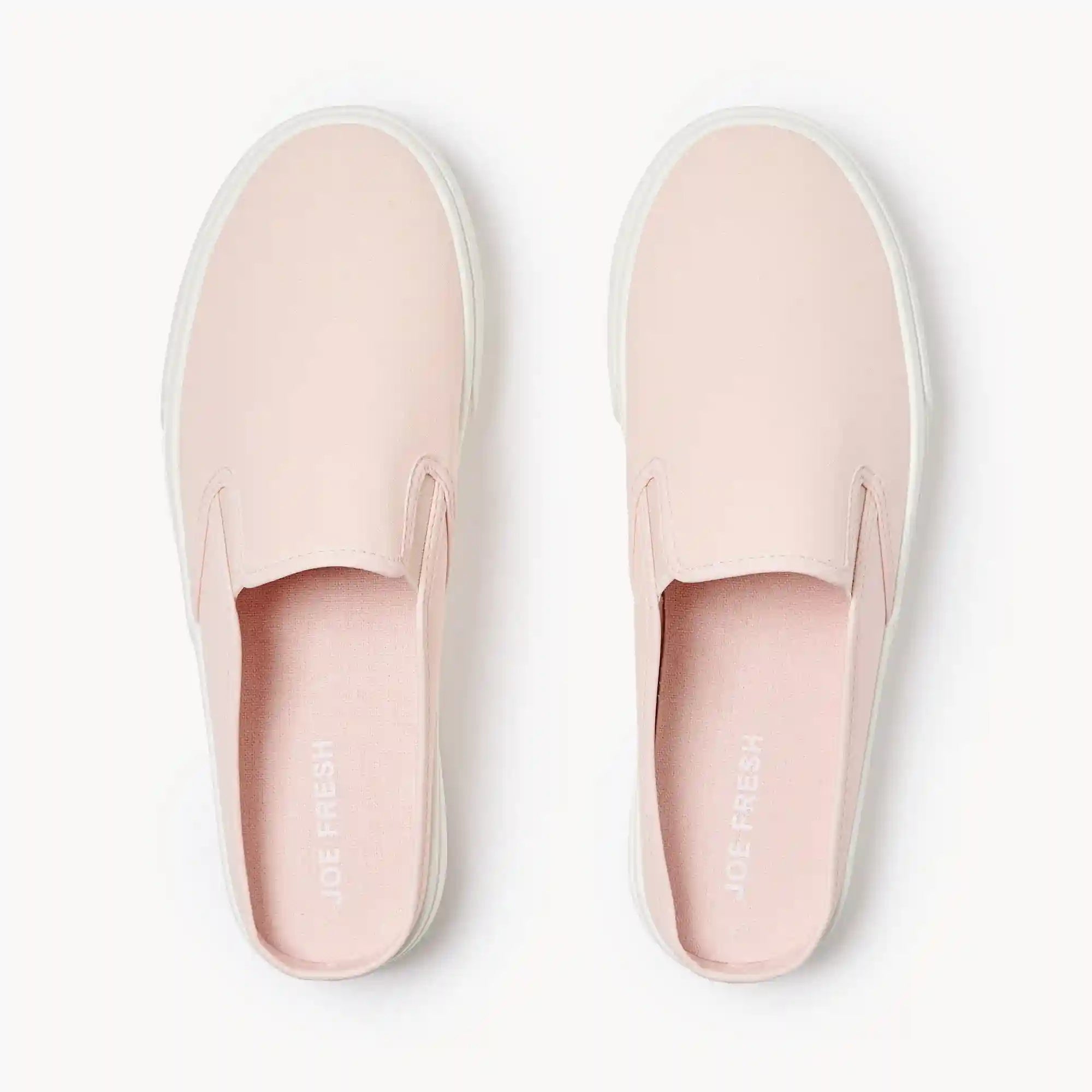Canvas Slip-On Mules