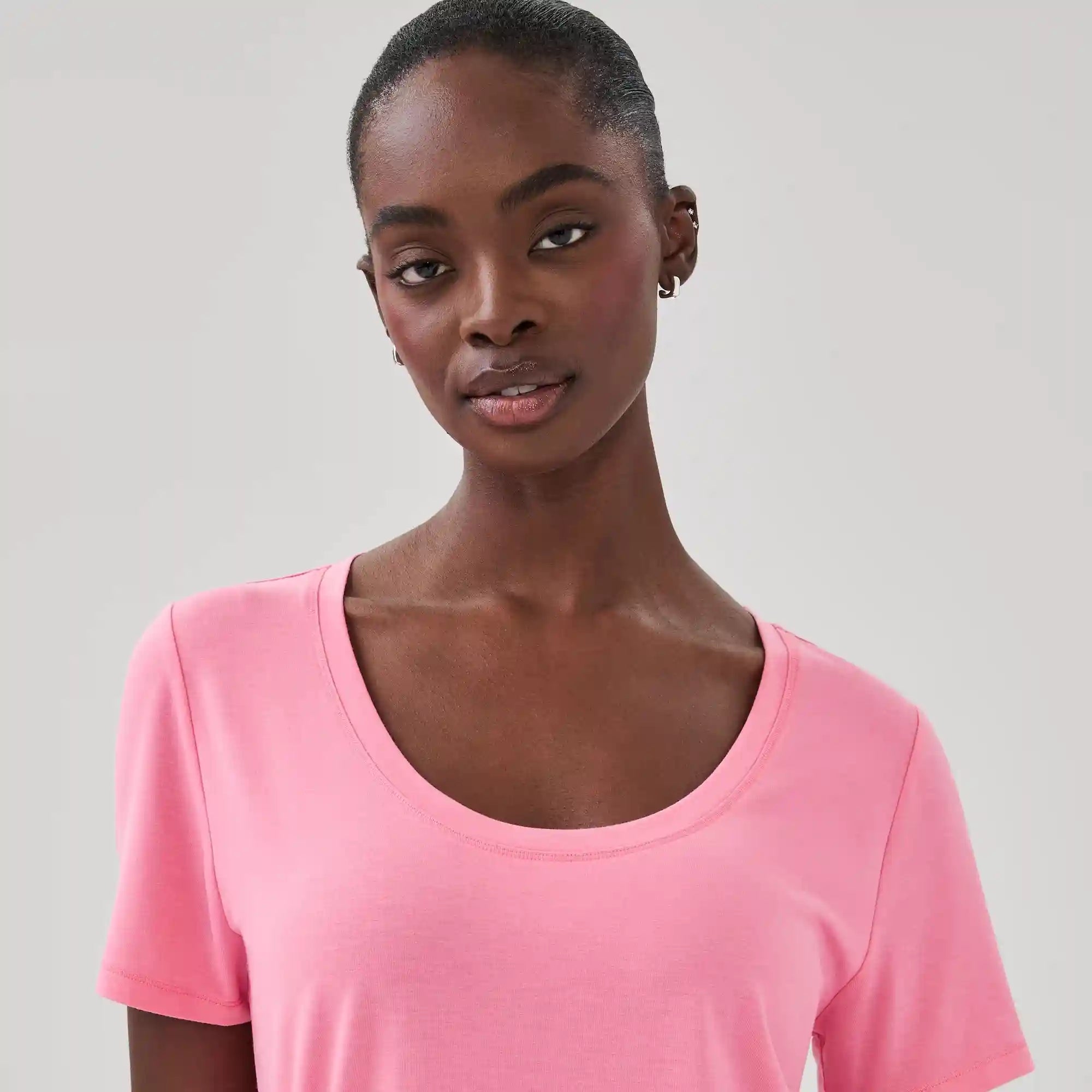 Active Scoop Neck T-Shirt