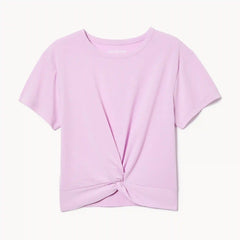 Kid Girls' Active Twist Front T-Shirt