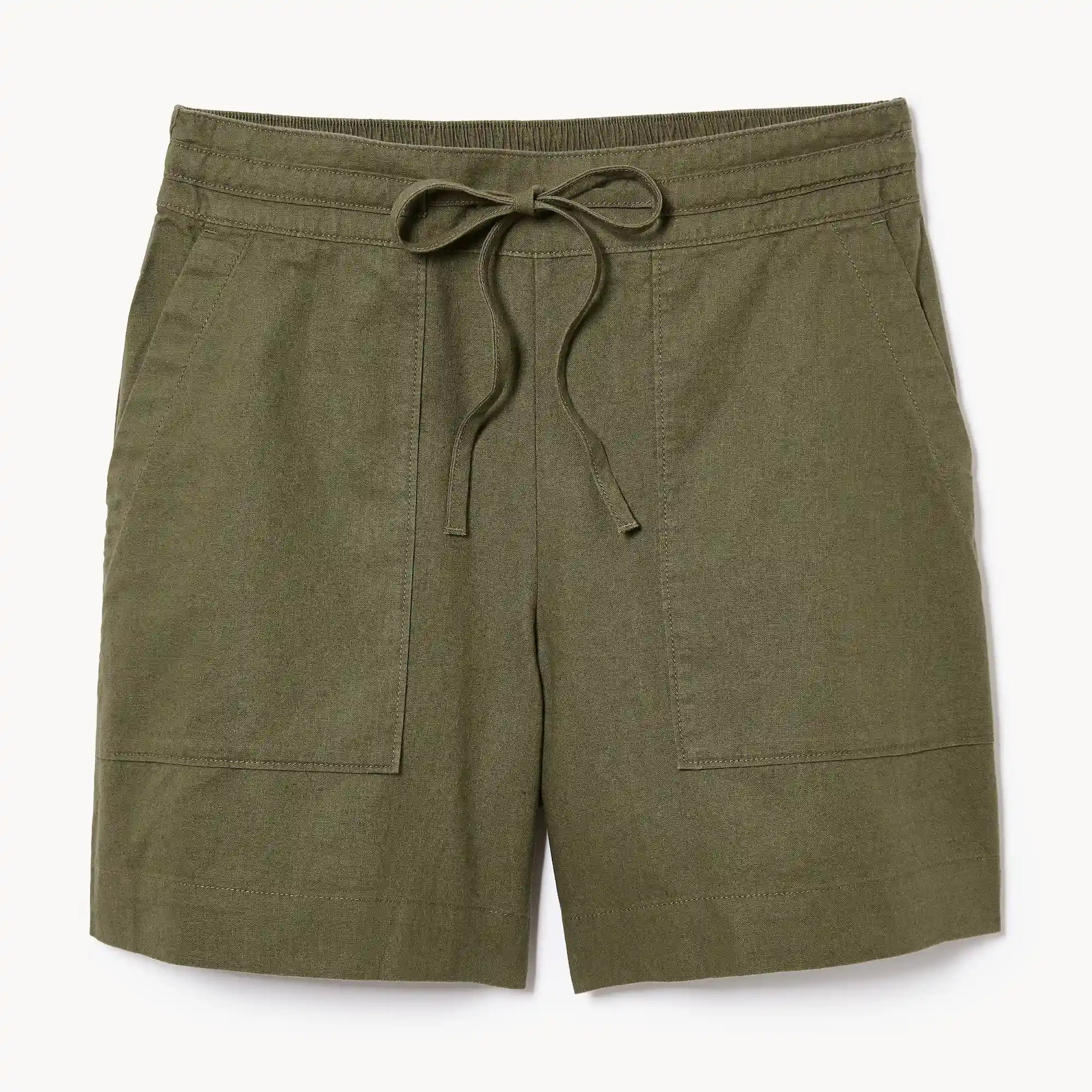 Linen Cotton Utility Short