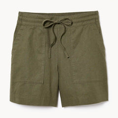 Linen Cotton Utility Short