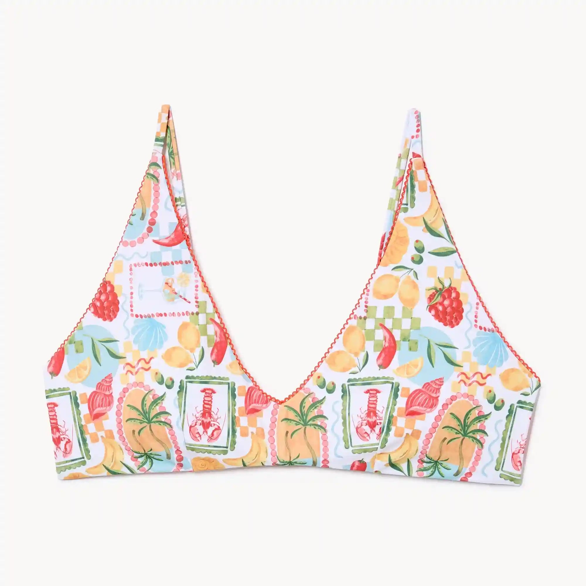 Women+ Printed Bikini Top