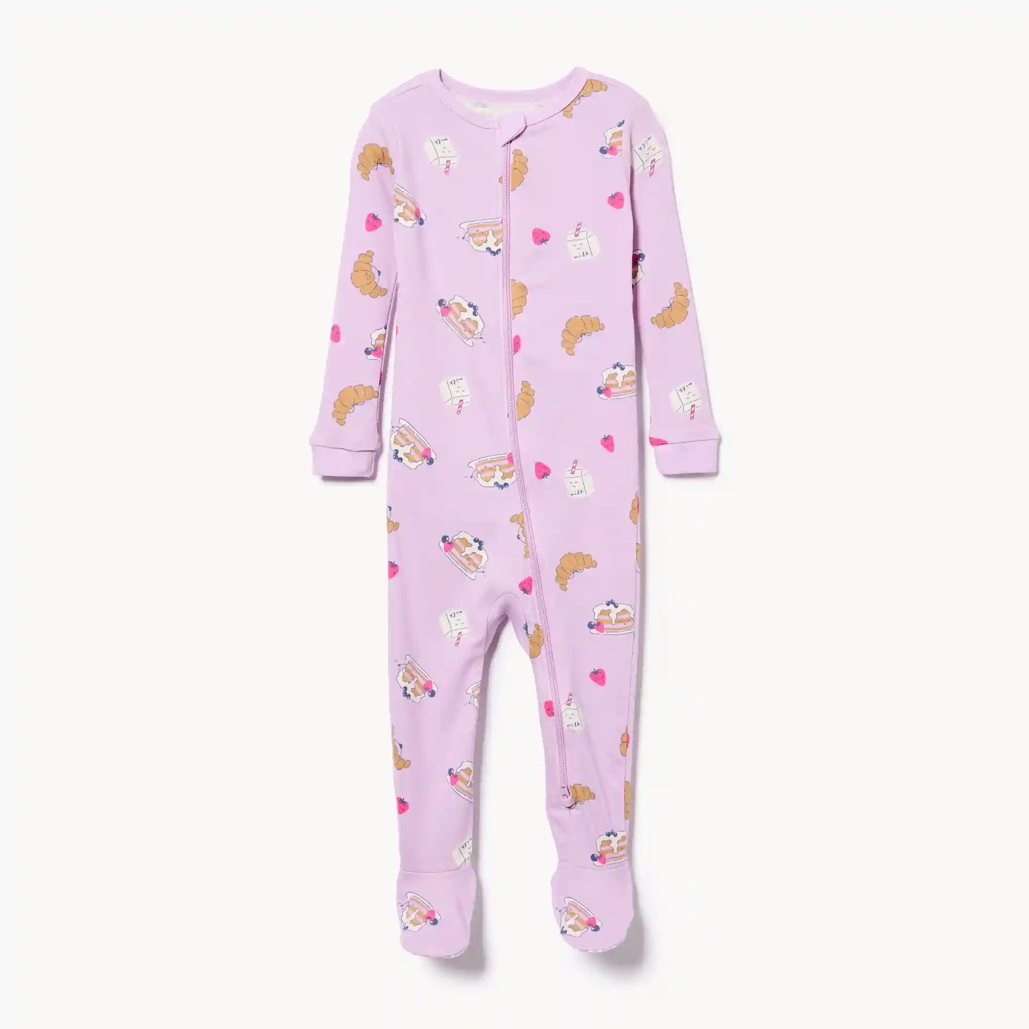Baby Girlsâ Double Zip Sleeper
