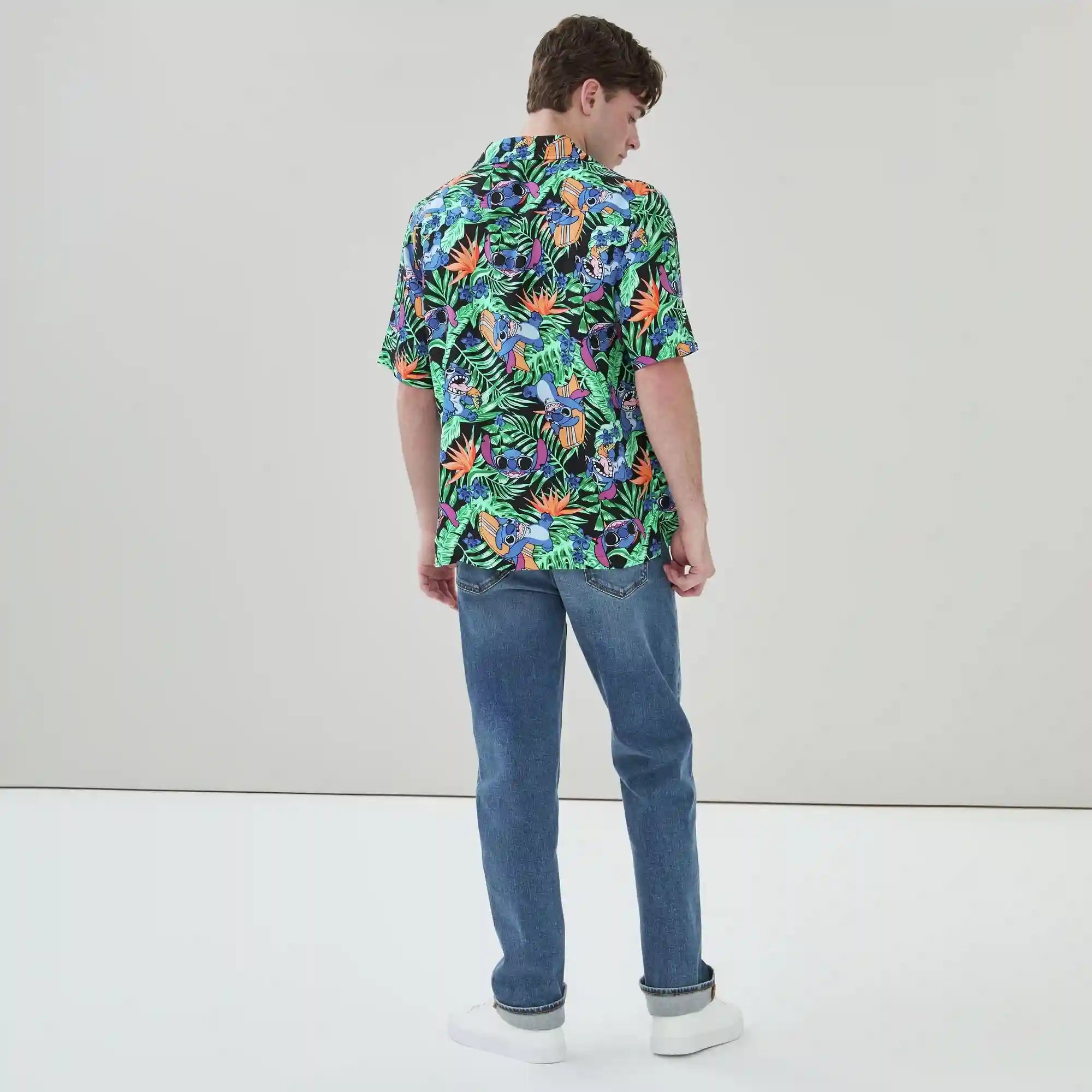 Men's Disney Stitch Gauze Shirt
