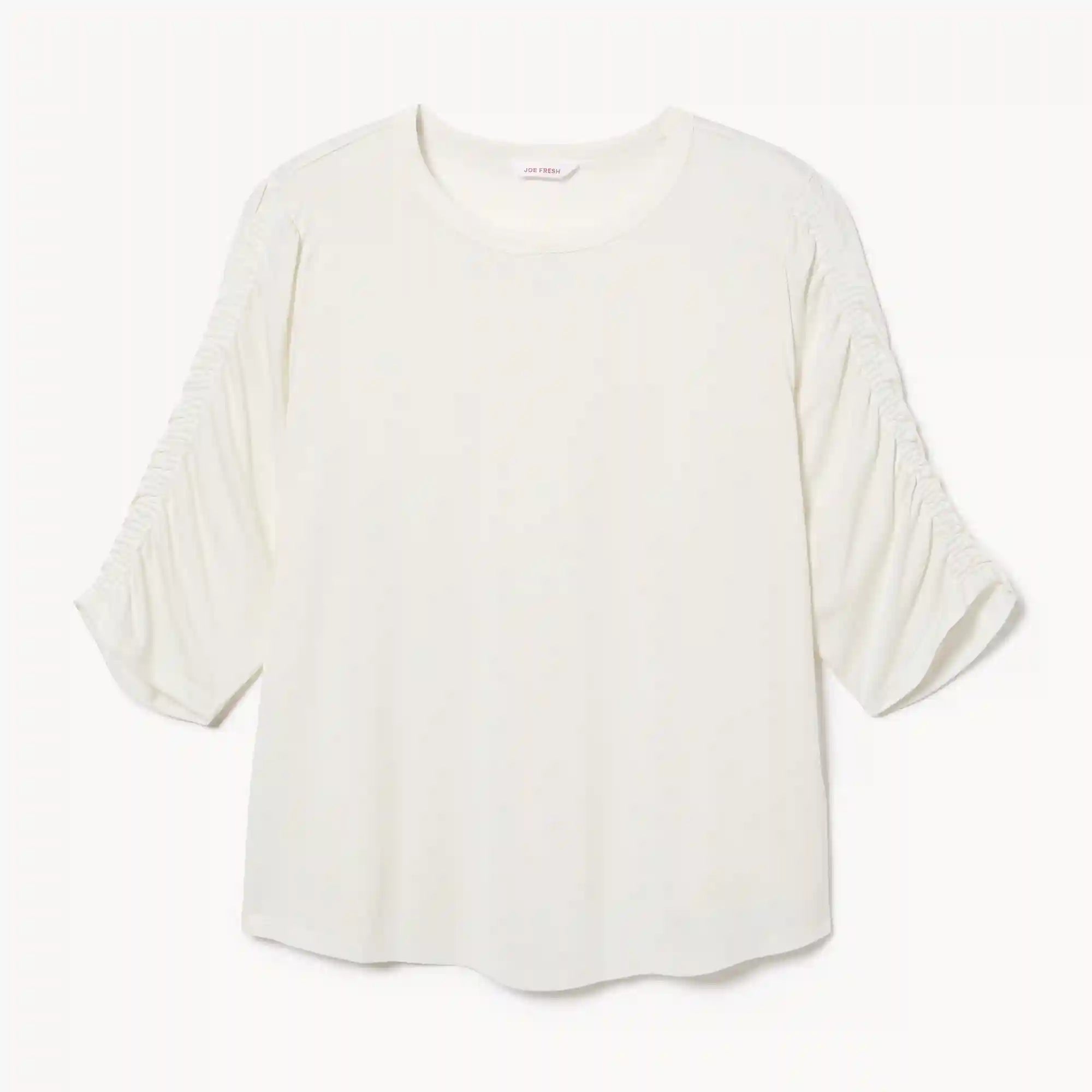 Women+ Ruched Sleeve Top