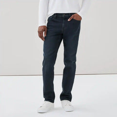 Men's Dark Wash Flex Straight Jean