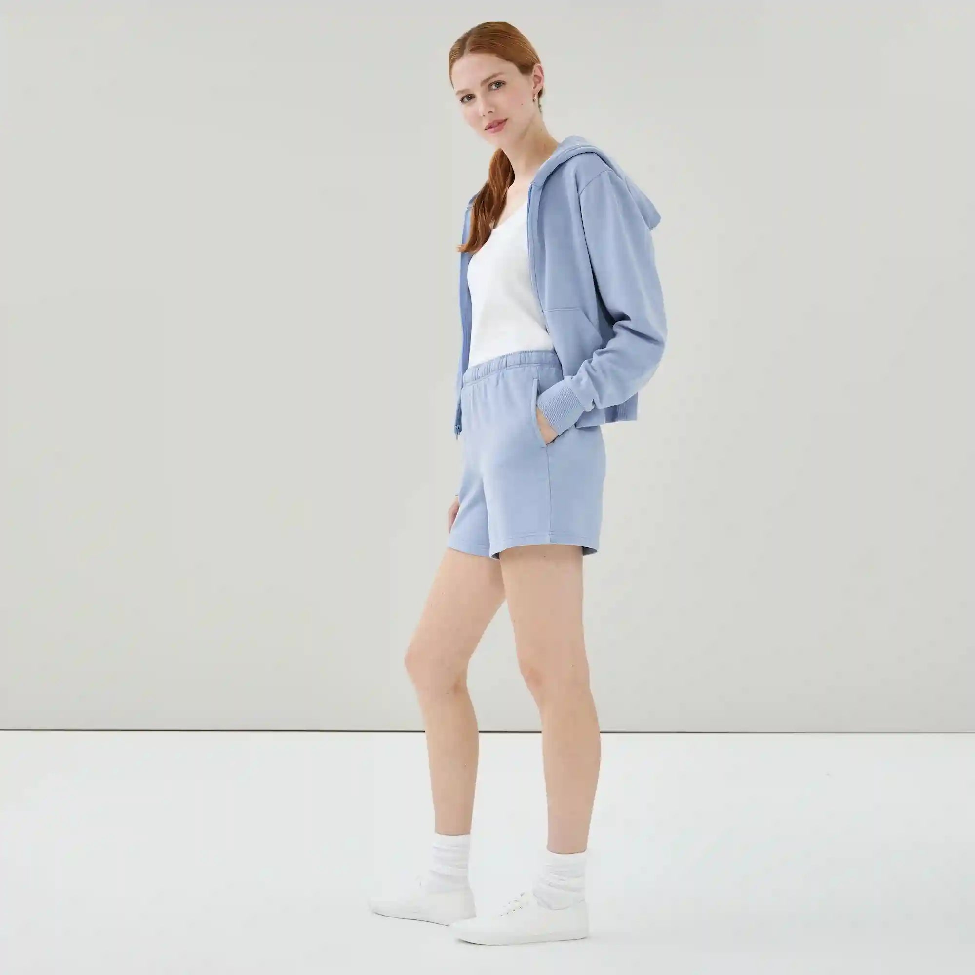 Active Fleece Washed Short