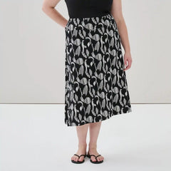 Women+ Printed Midi Skirt