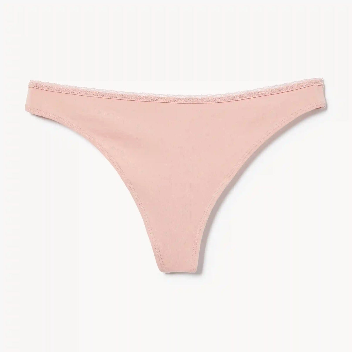 Cotton Lace Thong