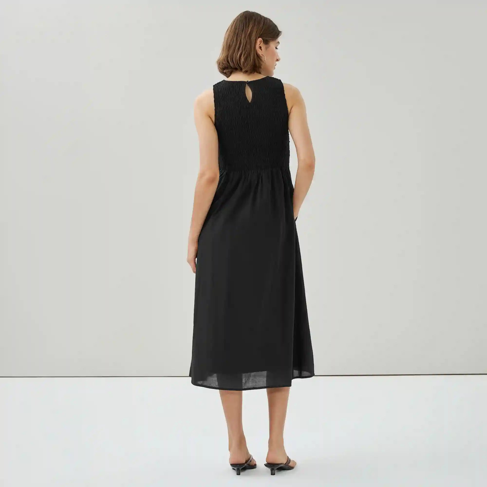 Smocked Tank Midi Dress