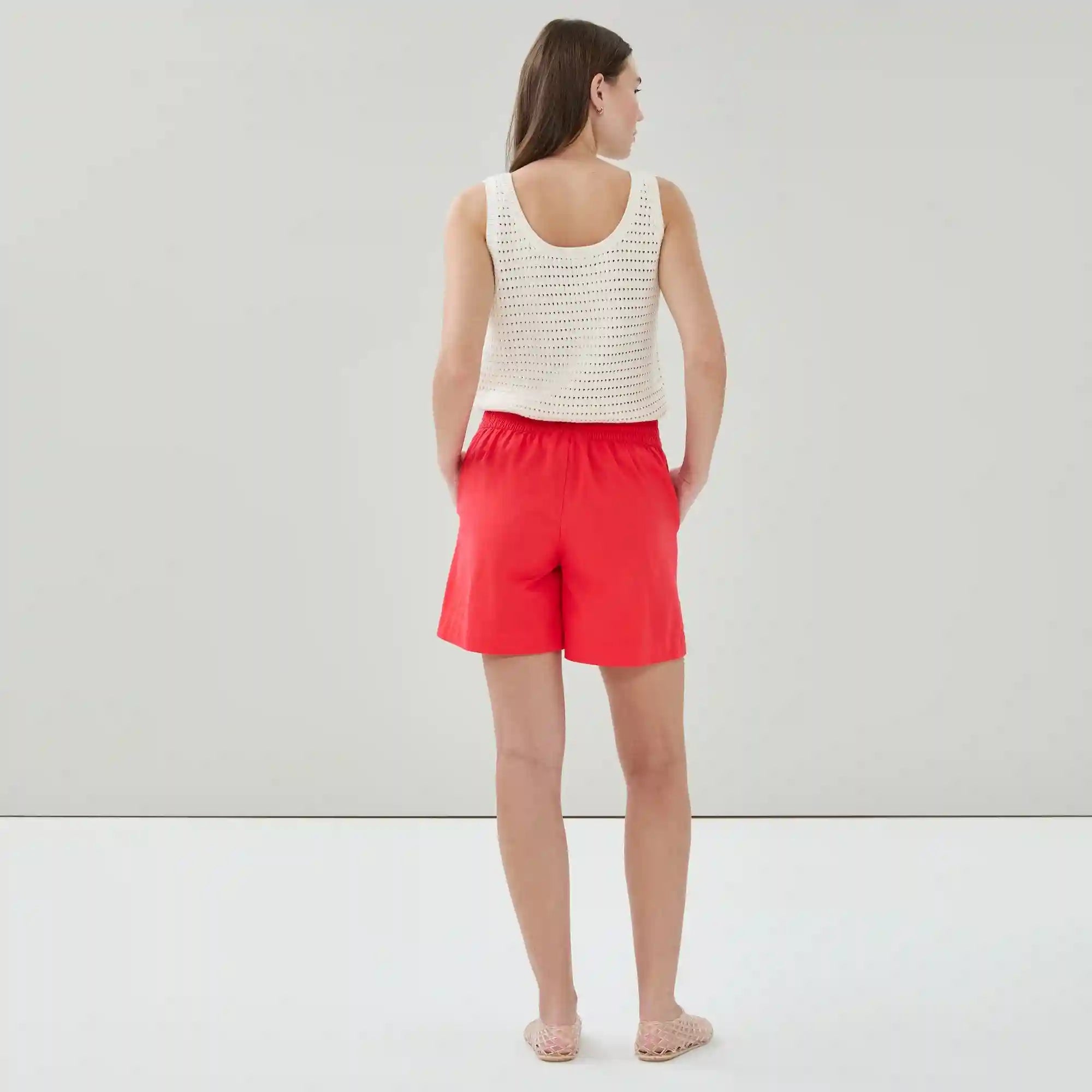 Linen Cotton Utility Short