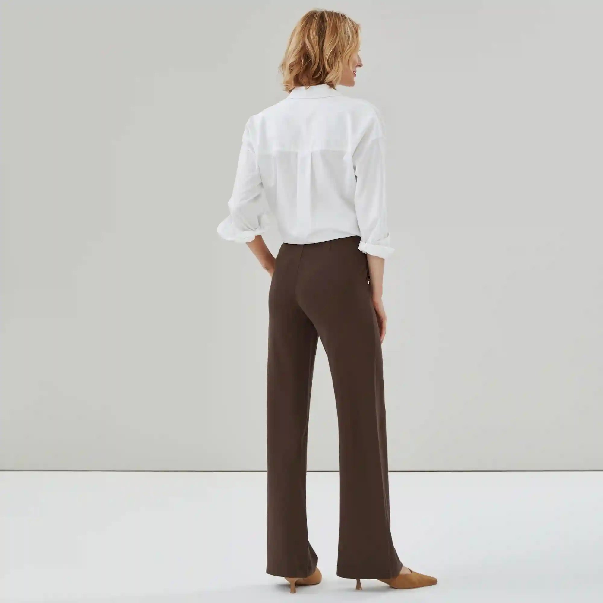 Wide Leg Ponte Pant