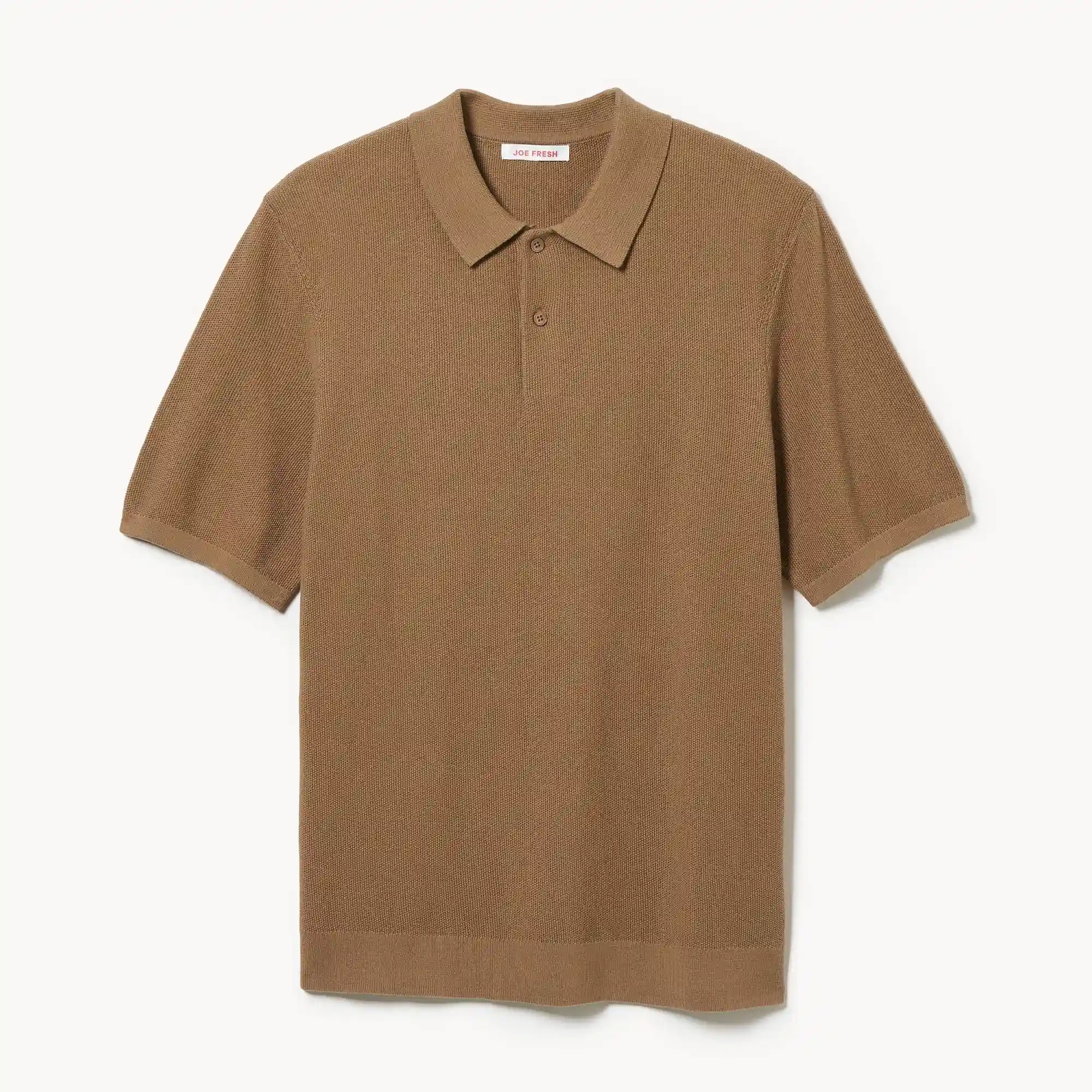 Men's Short Sleeve Polo Sweater