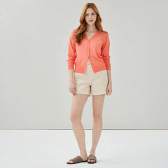 Sheer V-Neck Cardigan