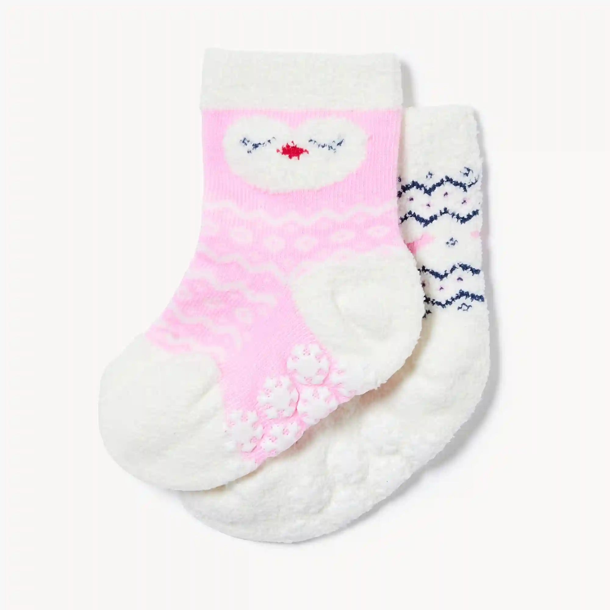 Baby Girls' 2-Pack Plush Crew Socks