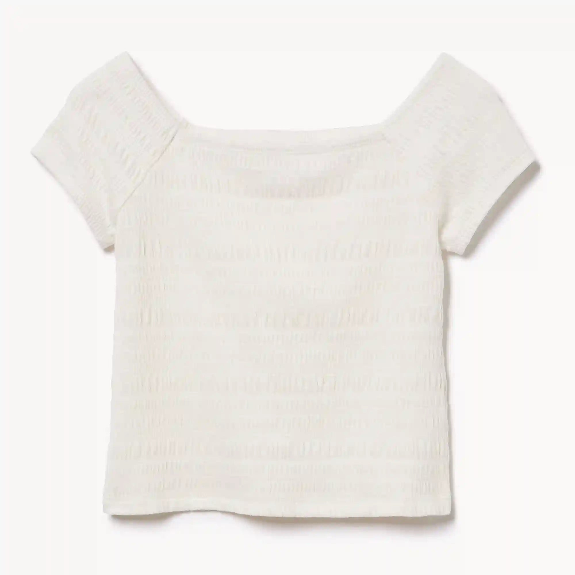 Tween Girls' Knit Smocked T-Shirt