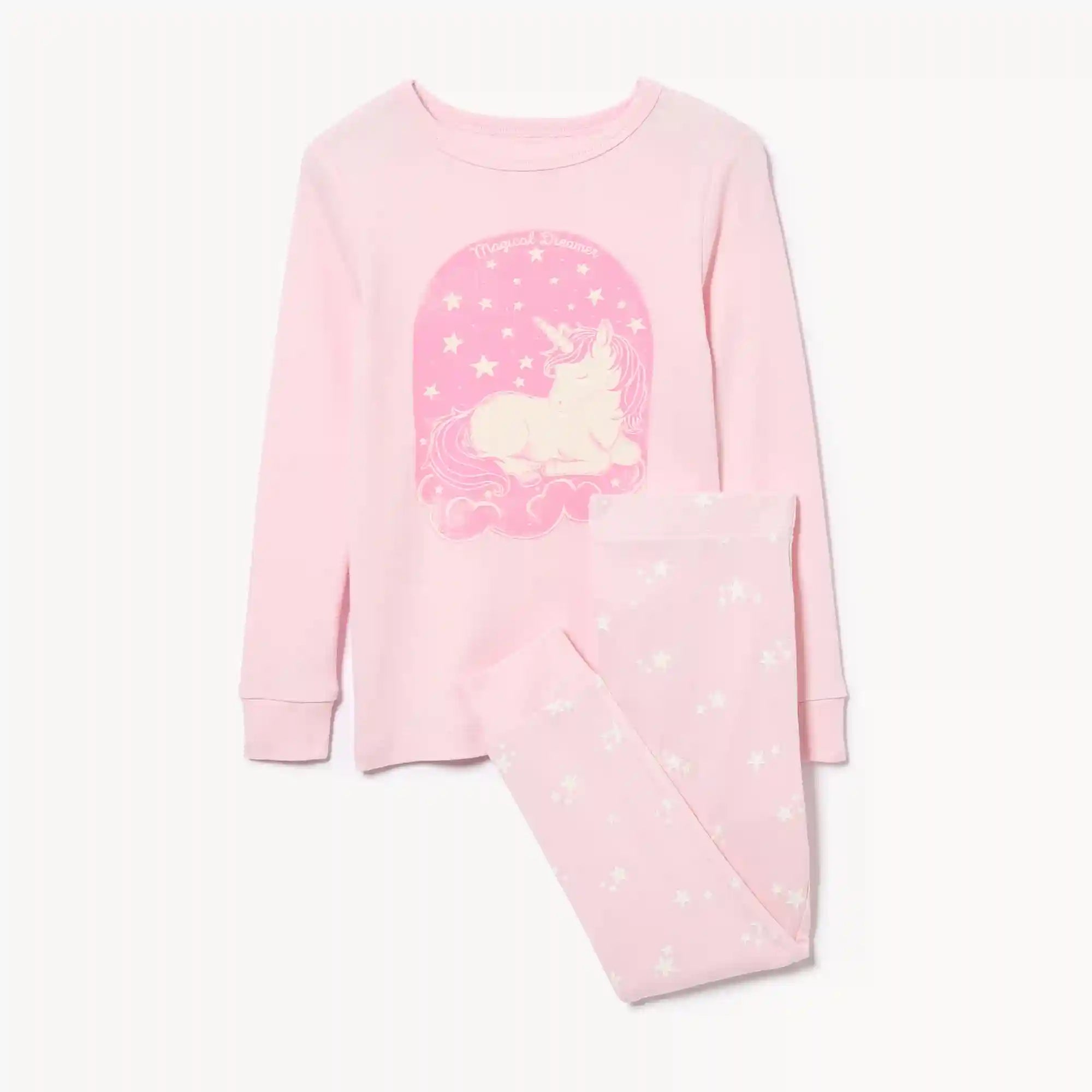 Toddler Girls' Ribbed Sleep Set