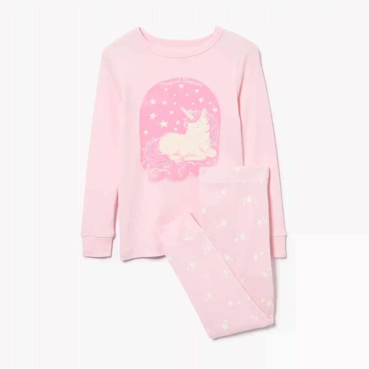Toddler Girls' Ribbed Sleep Set