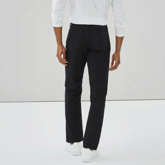 Men's Black Wash Straight Fit Jean