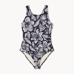 Printed Cutout Swimsuit