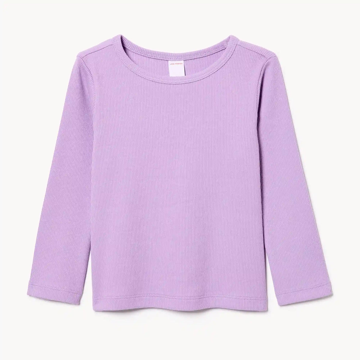 Baby Girlsâ Ribbed Long Sleeve Top