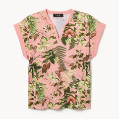 Novelti Classics Split Neck T-Shirt