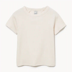 Kid Girls' Ribbed Cotton T-Shirt
