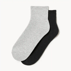 2-Pack Quarter-Crew Socks