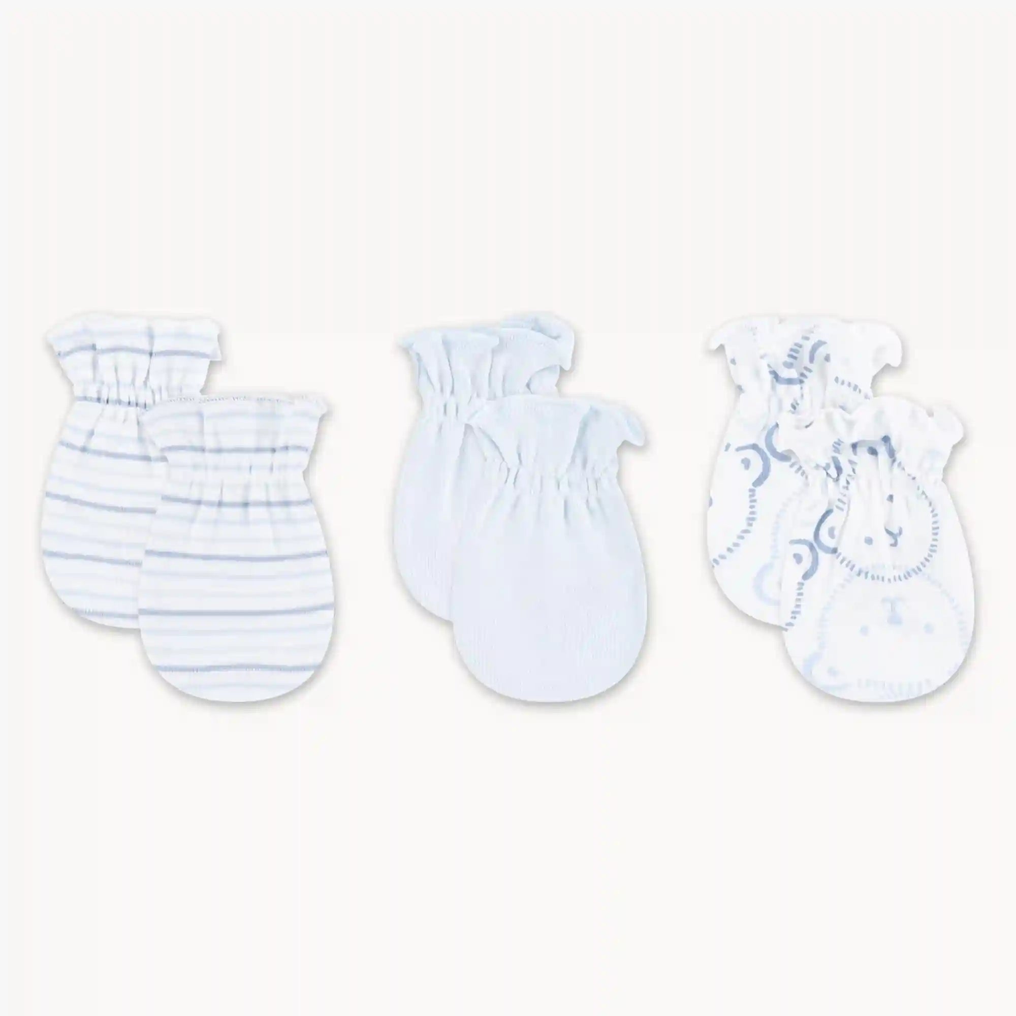 Newborn Huggies Organic Cotton Mittens 3-Pack