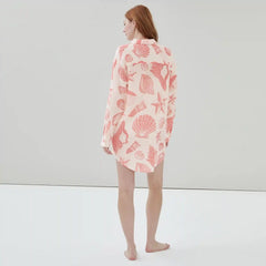 Gauze Button-Up Shirt