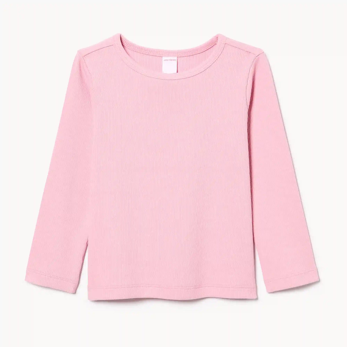 Baby Girlsâ Ribbed Long Sleeve Top