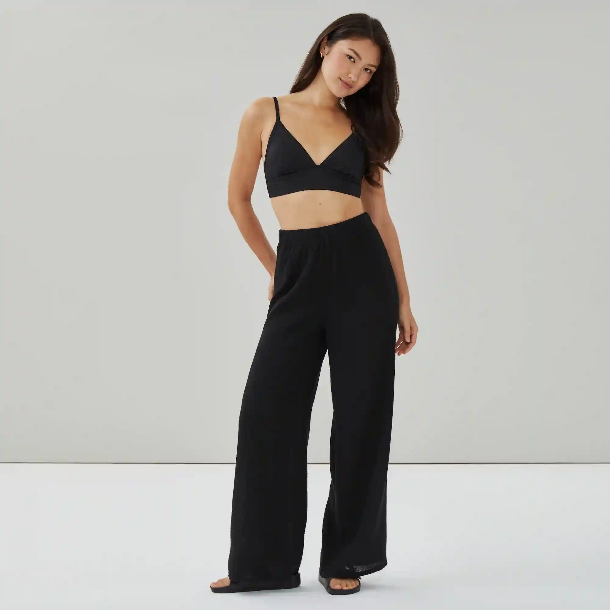 Gauze Pant Cover-Up